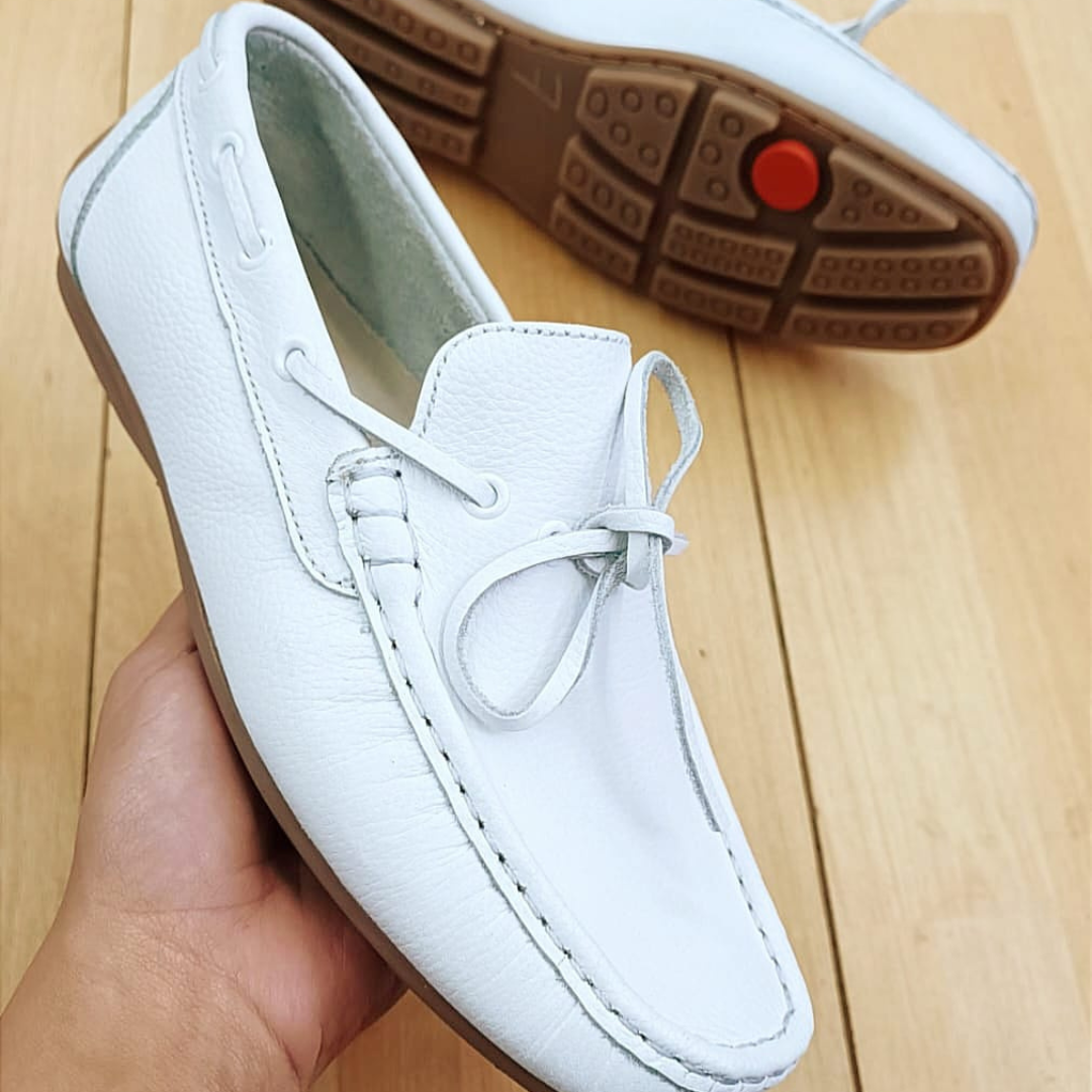 Mocasines en Cuero