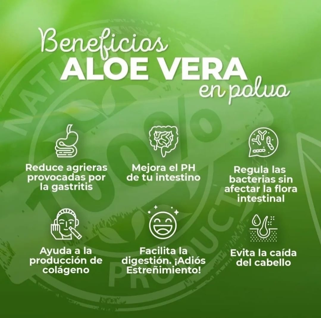 Combo Aloe vera en polvo x3