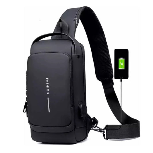 Bolso Antirrobo con USB y RFID