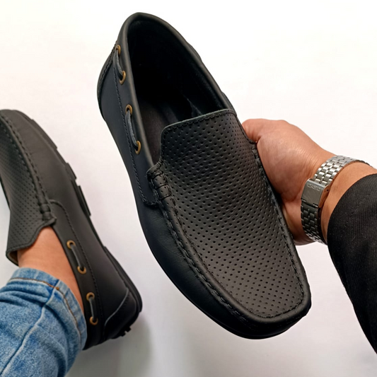 Mocasines en Cuero