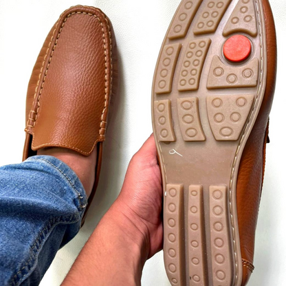 Mocasines en Cuero