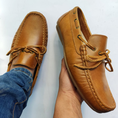 Mocasines en Cuero