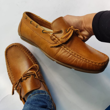 Mocasines en Cuero